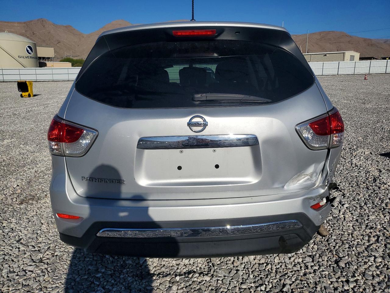 2013 Nissan Pathfinder S Silver vin: 5N1AR2MN3DC685137