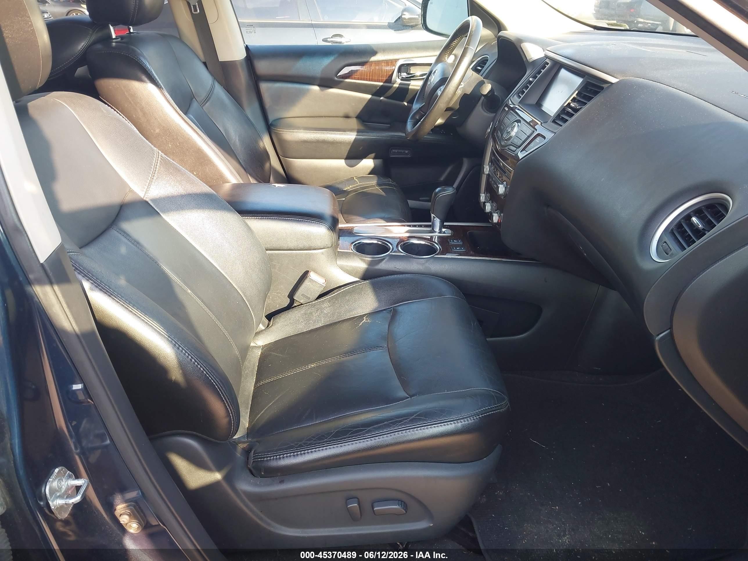 2014 Nissan Pathfinder Sl Gray vin: 5N1AR2MN3EC604574