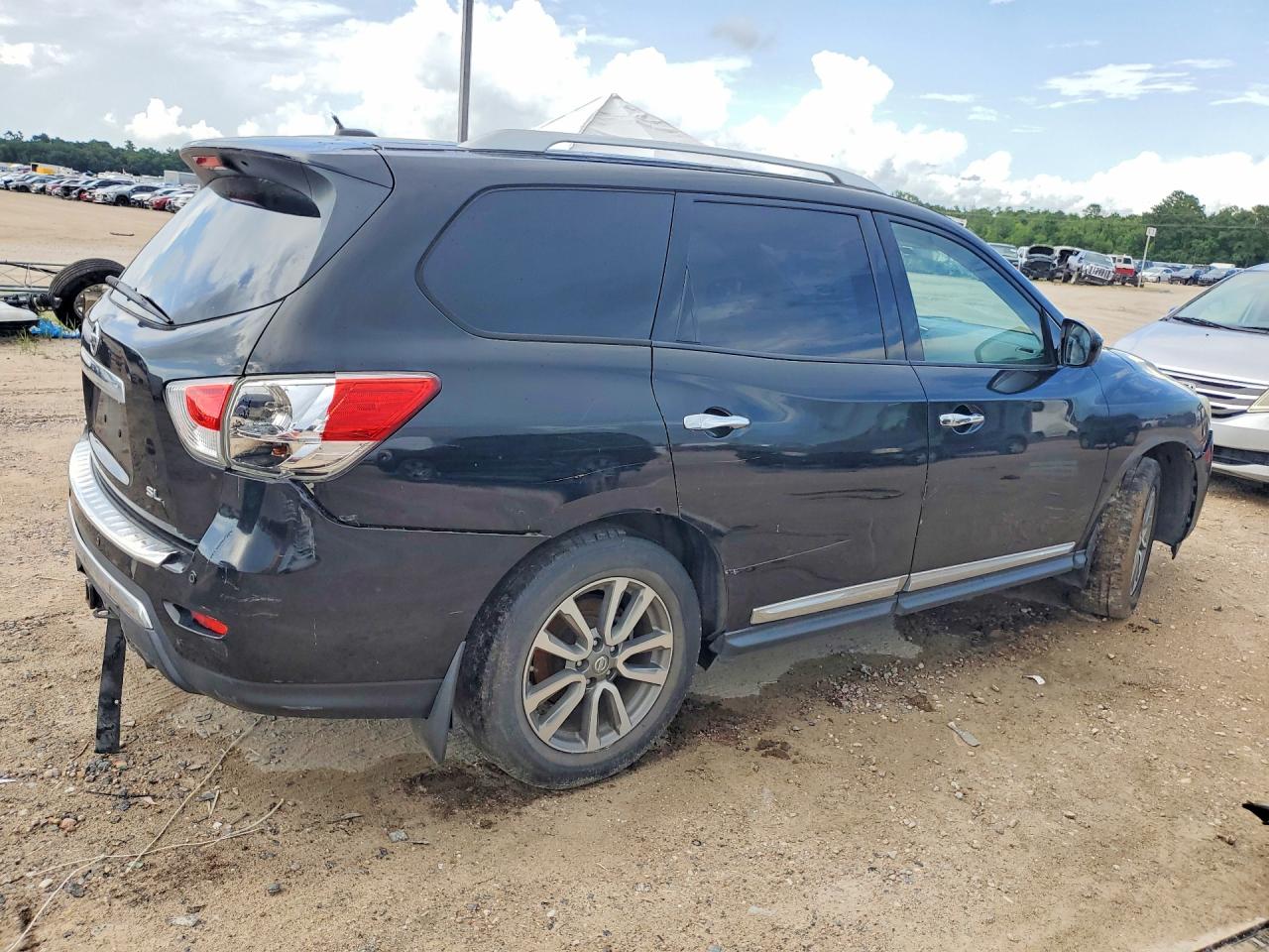 2014 Nissan Pathfinder S Black vin: 5N1AR2MN3EC617177