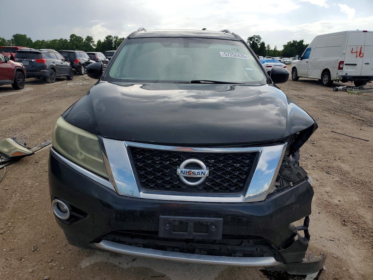 2014 Nissan Pathfinder S Black vin: 5N1AR2MN3EC617177