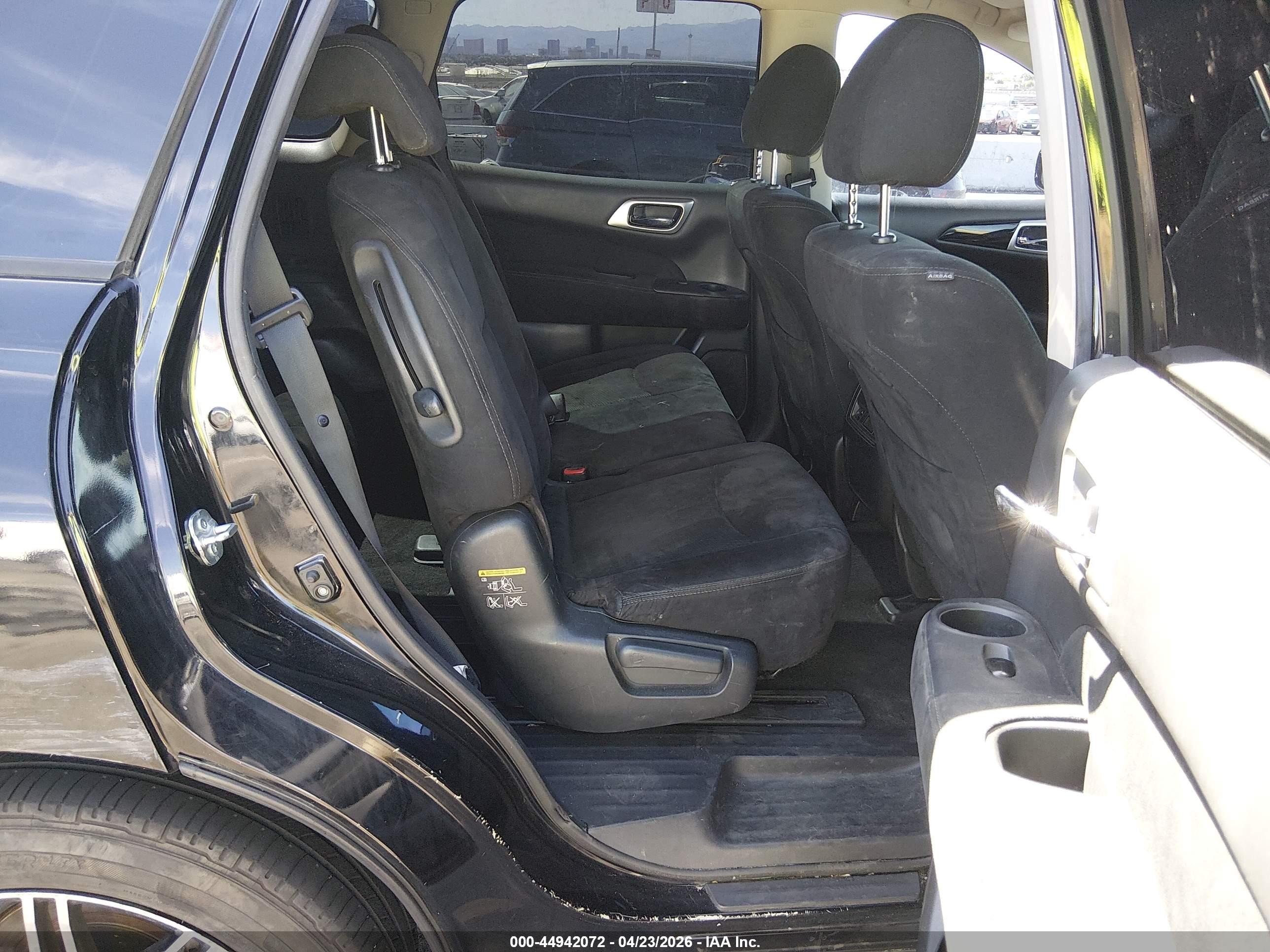 2014 Nissan Pathfinder S Black vin: 5N1AR2MN3EC618216