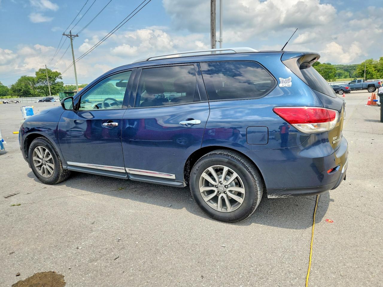 2014 Nissan Pathfinder Sl Синий vin: 5N1AR2MN3EC620502