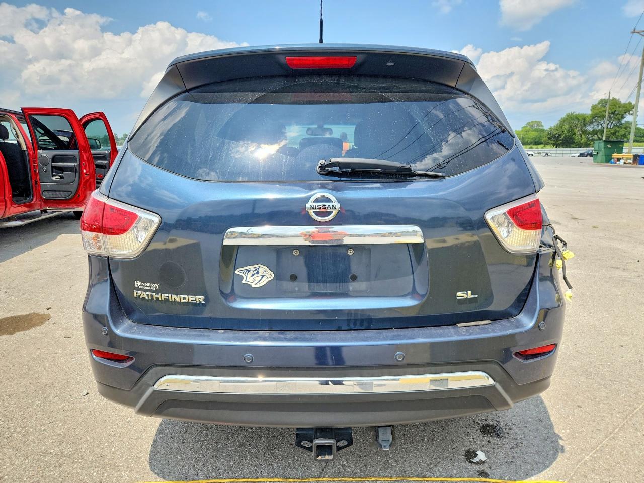 2014 Nissan Pathfinder Sl Синий vin: 5N1AR2MN3EC620502