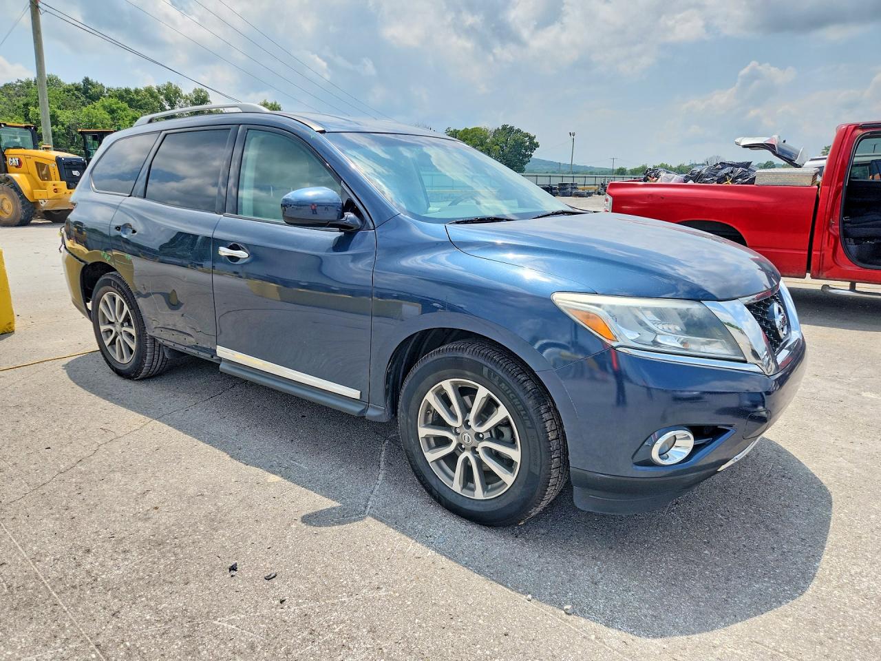 2014 Nissan Pathfinder Sl Синий vin: 5N1AR2MN3EC620502