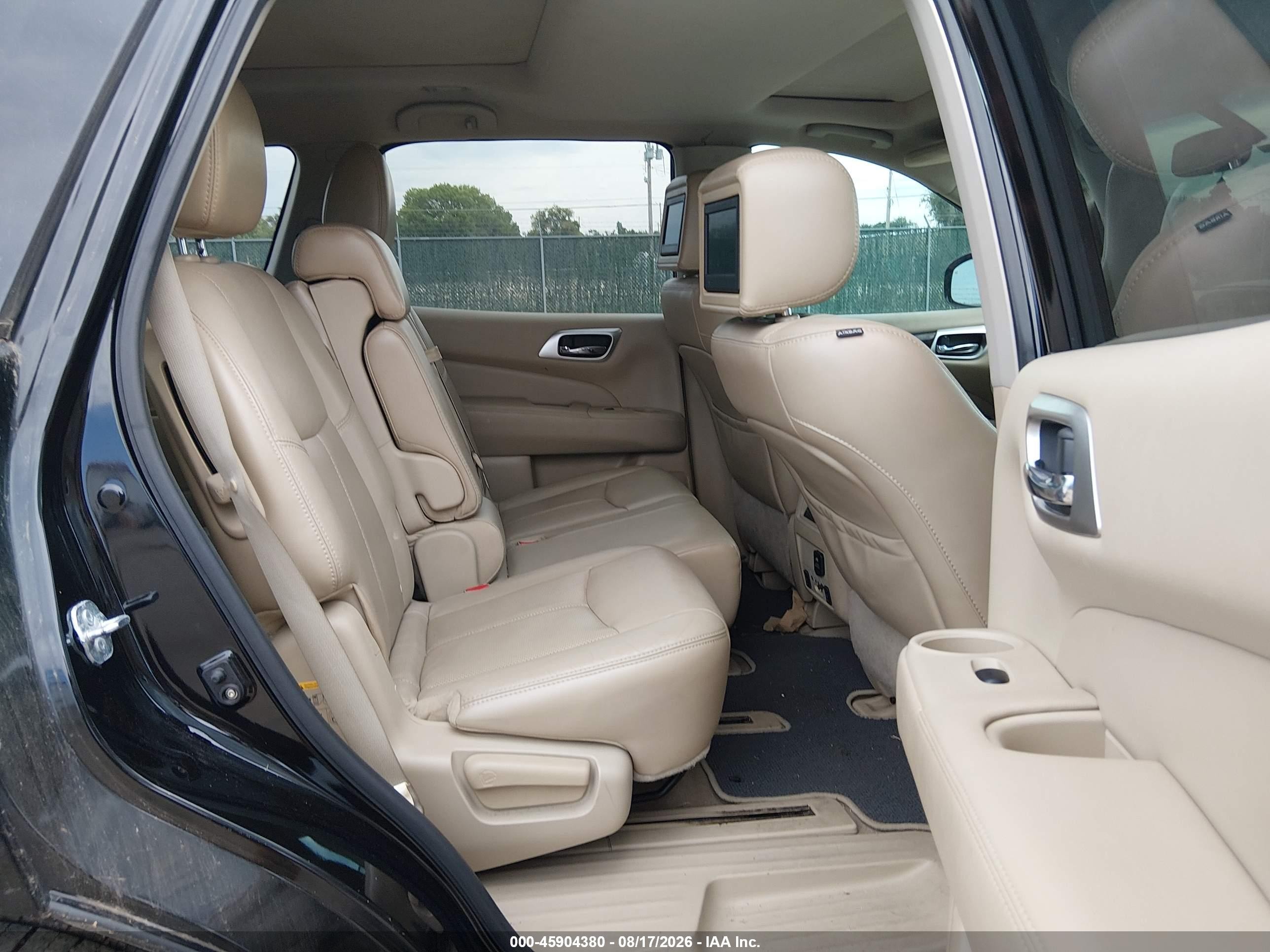 2014 Nissan Pathfinder Platinum Black vin: 5N1AR2MN3EC629183