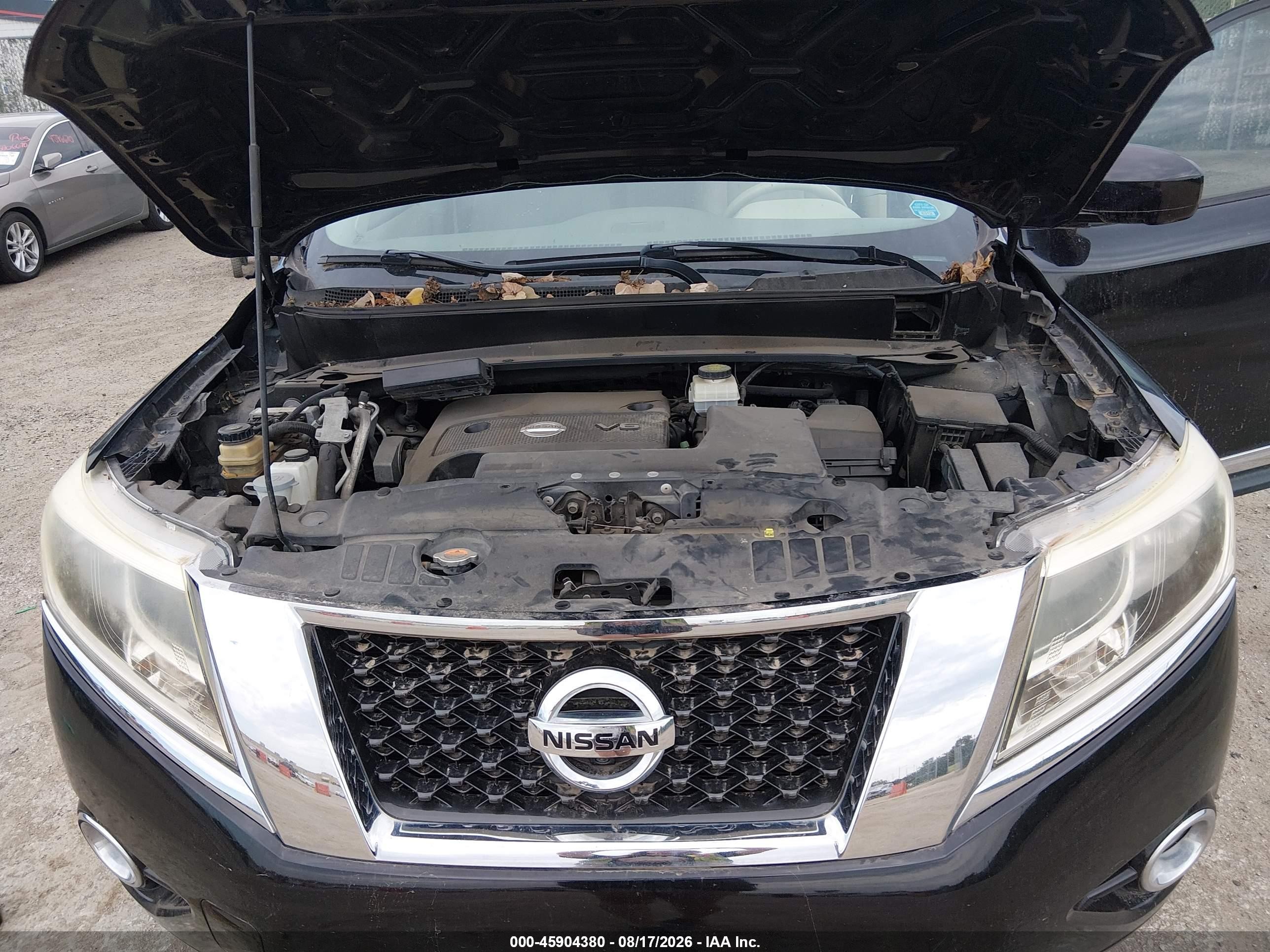 2014 Nissan Pathfinder Platinum Black vin: 5N1AR2MN3EC629183