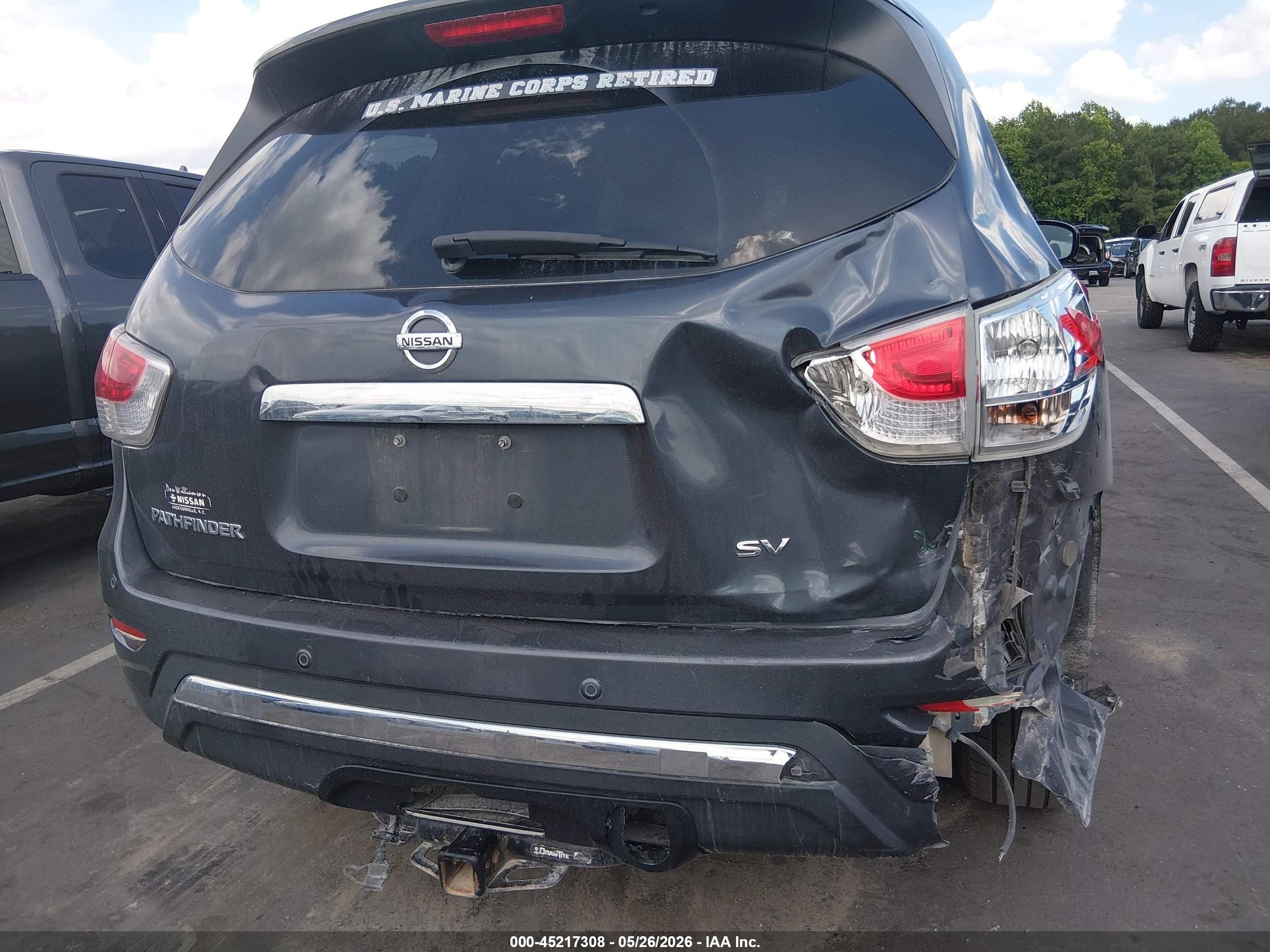 2014 Nissan Pathfinder Sv Черный vin: 5N1AR2MN3EC630785