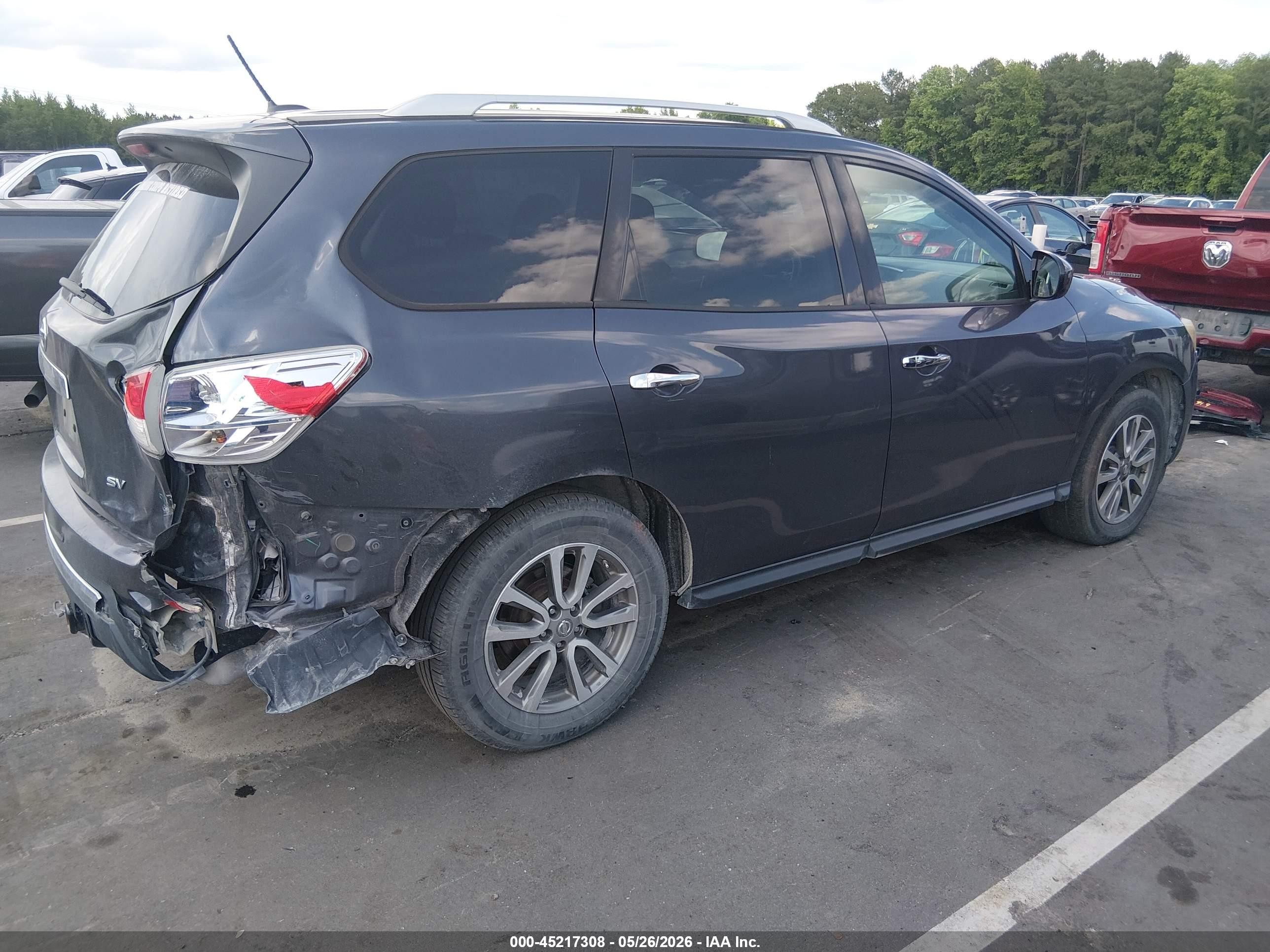 2014 Nissan Pathfinder Sv Черный vin: 5N1AR2MN3EC630785