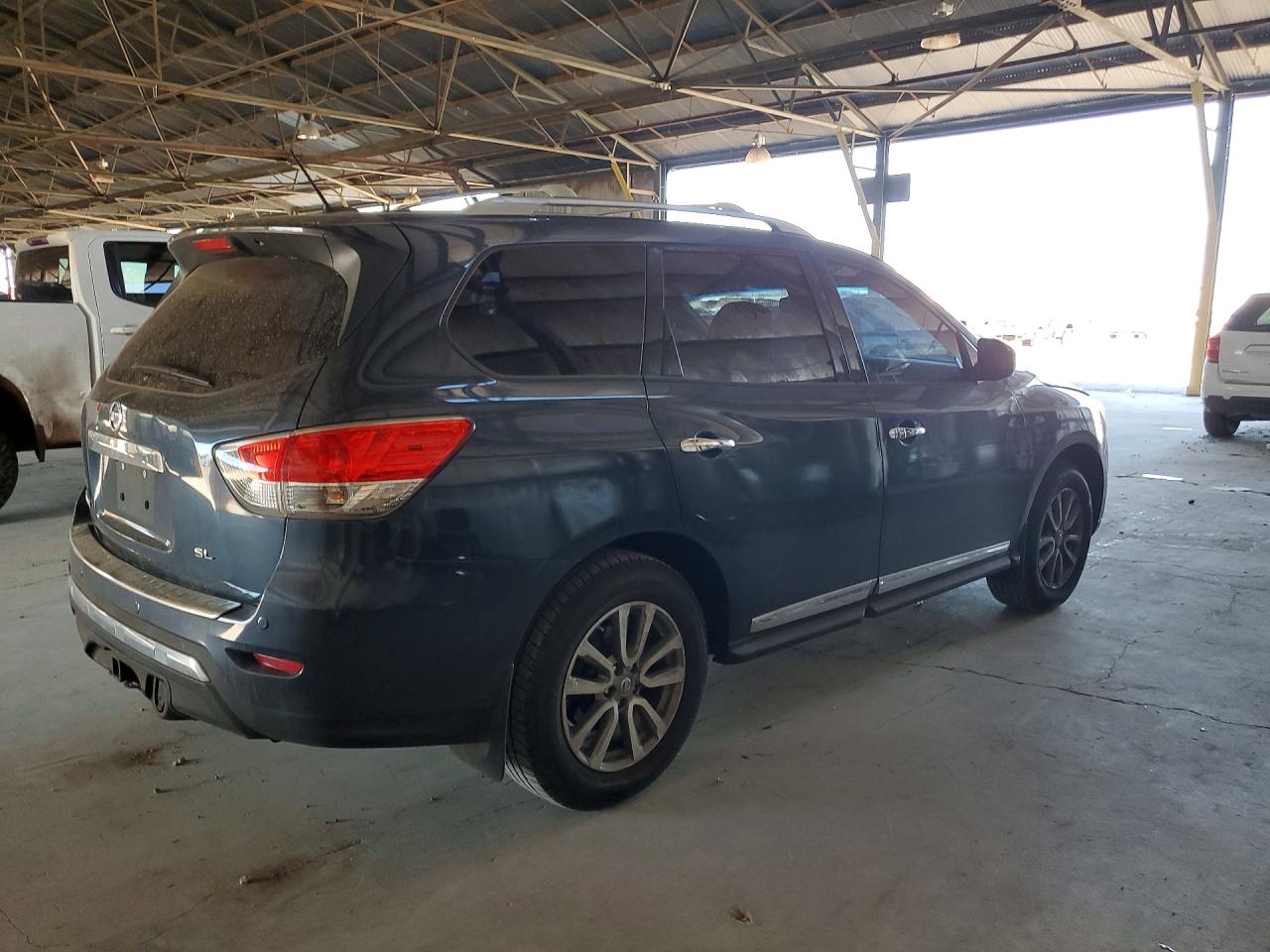 2014 Nissan Pathfinder Sl Blue vin: 5N1AR2MN3EC642371