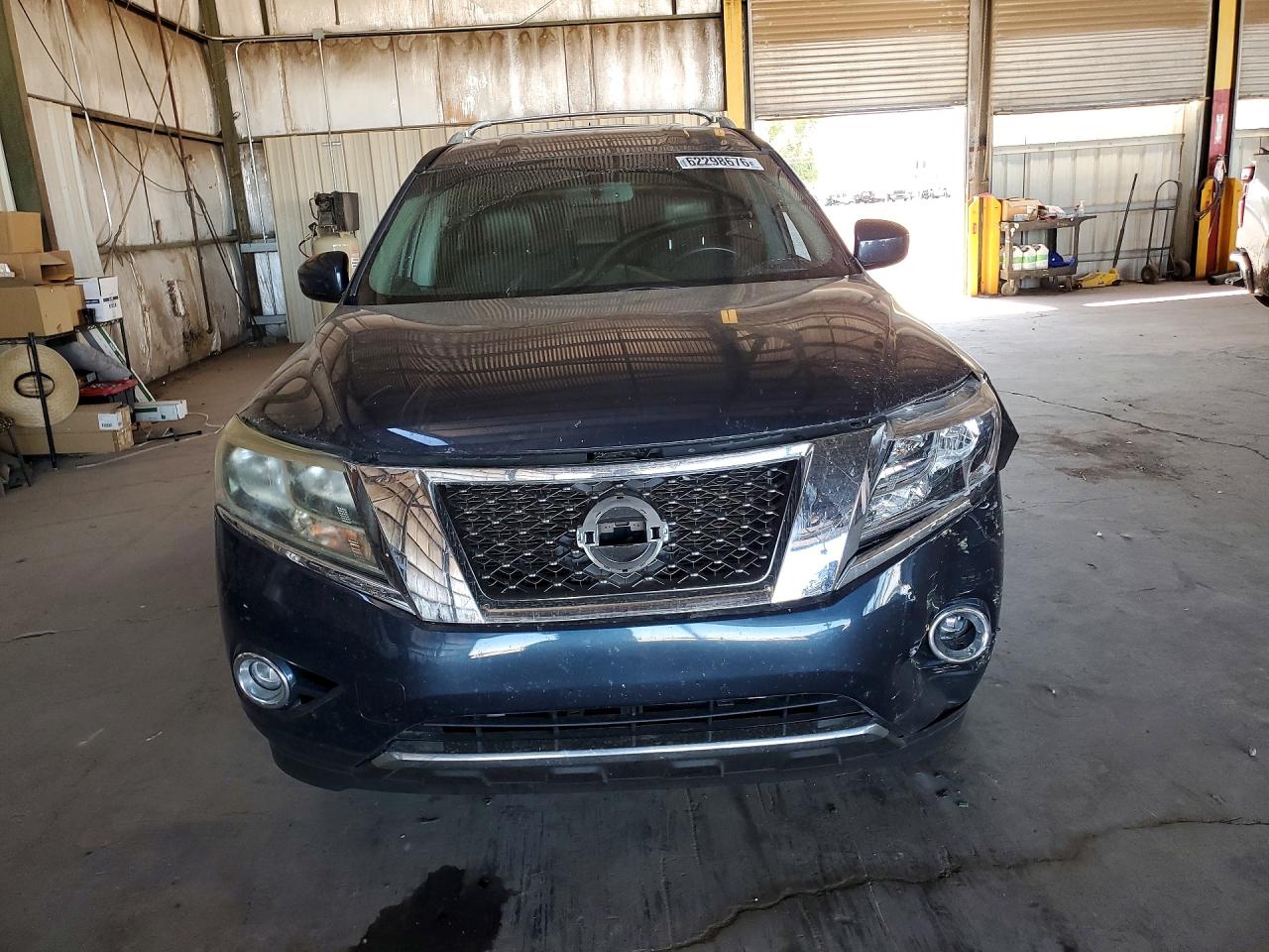 2014 Nissan Pathfinder Sl Blue vin: 5N1AR2MN3EC642371