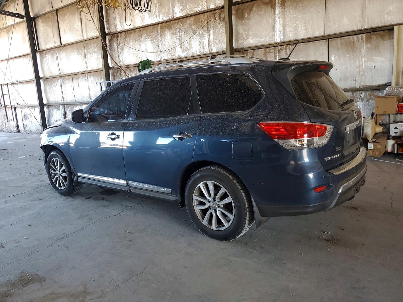 2014 Nissan Pathfinder Sl Blue vin: 5N1AR2MN3EC642371