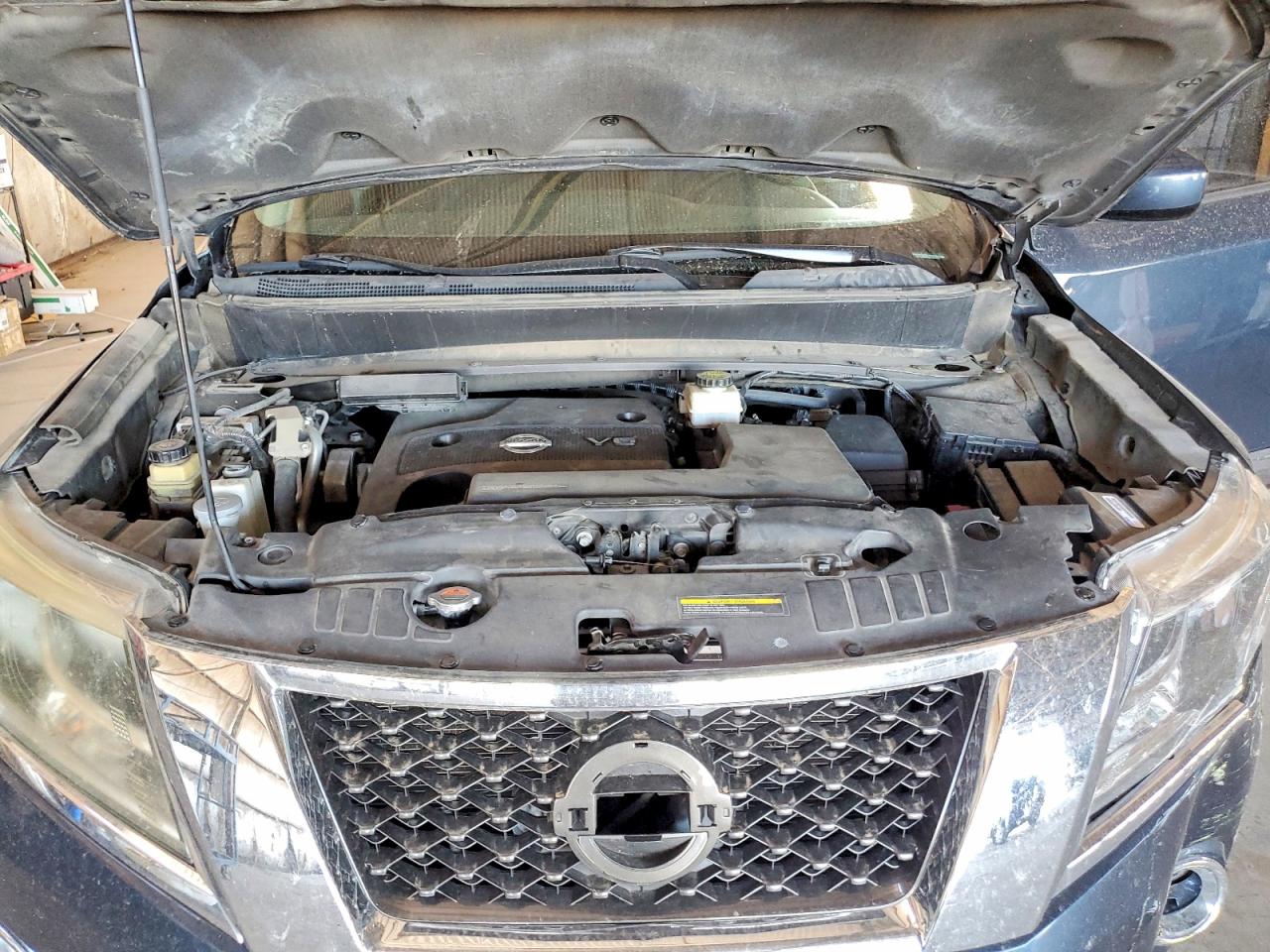 2014 Nissan Pathfinder Sl Blue vin: 5N1AR2MN3EC642371