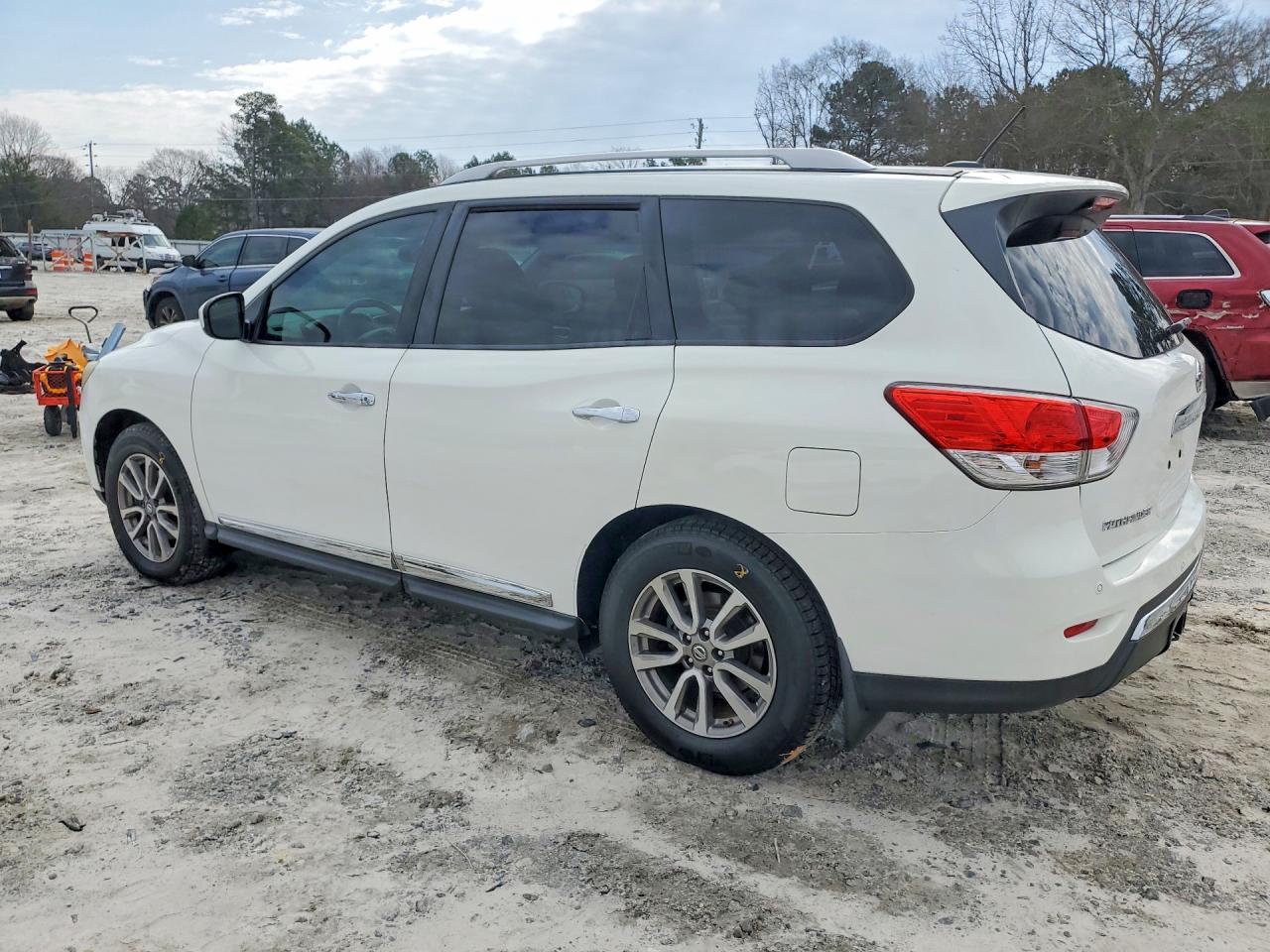 2014 Nissan Pathfinder Sl White vin: 5N1AR2MN3EC643570