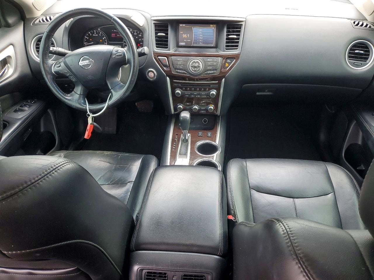 2014 Nissan Pathfinder Sl White vin: 5N1AR2MN3EC643570