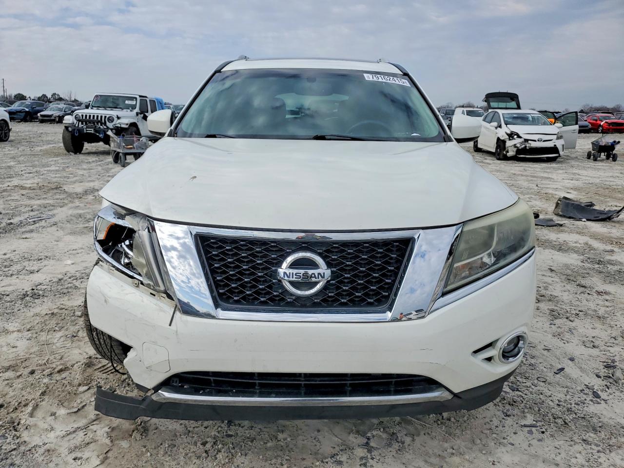 2014 Nissan Pathfinder Sl White vin: 5N1AR2MN3EC643570