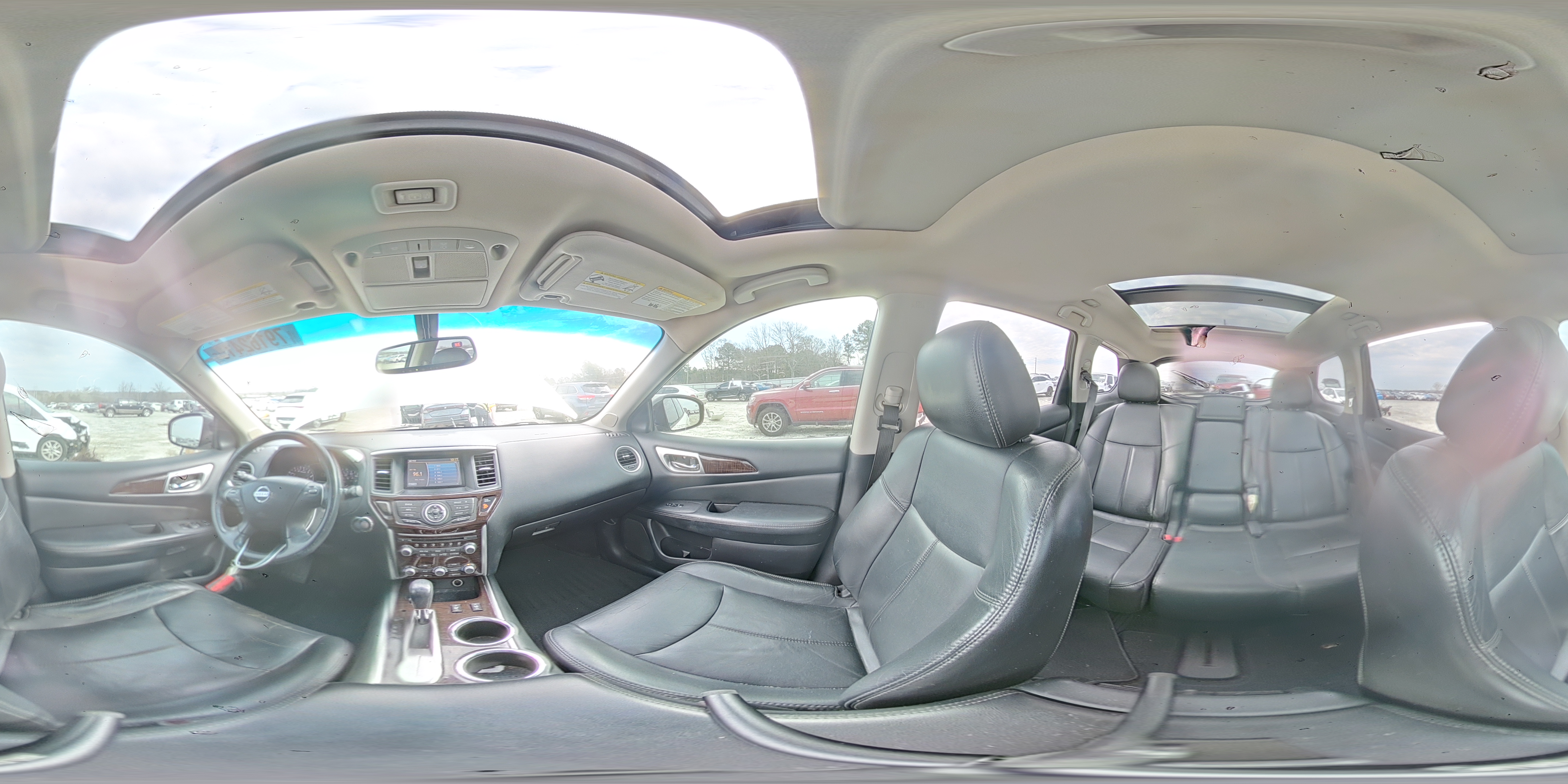 2014 Nissan Pathfinder Sl White vin: 5N1AR2MN3EC643570