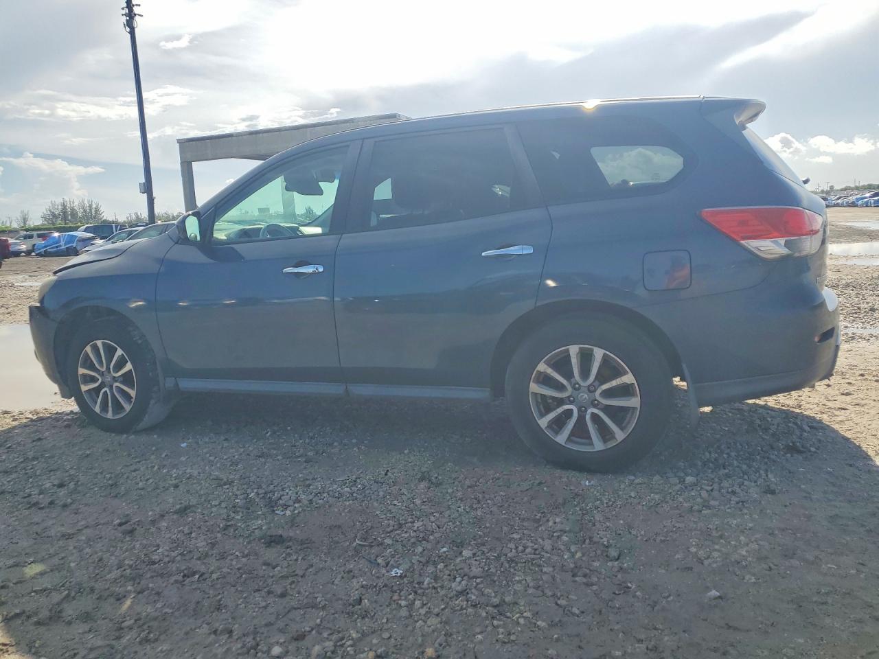 2014 Nissan Pathfinder S Blue vin: 5N1AR2MN3EC646744