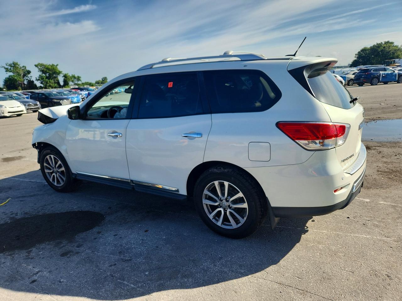 2014 Nissan Pathfinder Sl Белый vin: 5N1AR2MN3EC683776