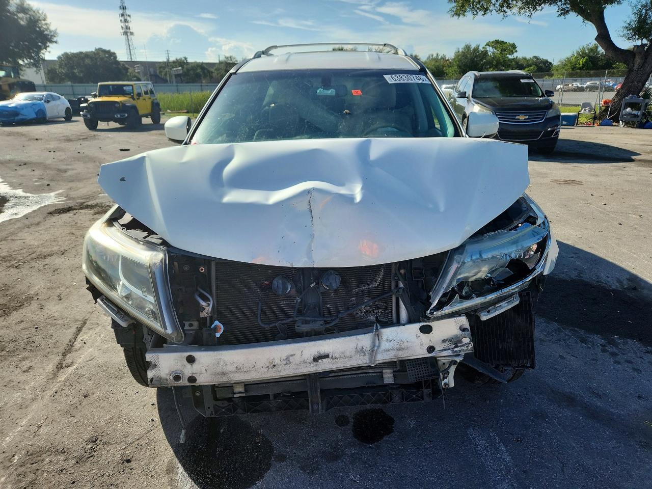 2014 Nissan Pathfinder Sl Белый vin: 5N1AR2MN3EC683776