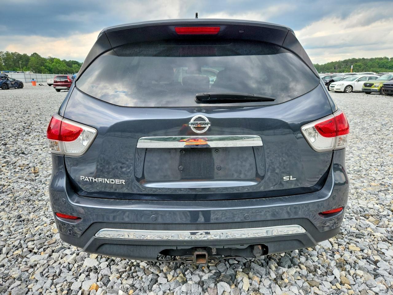 2014 Nissan Pathfinder Sl Blue vin: 5N1AR2MN3EC687987