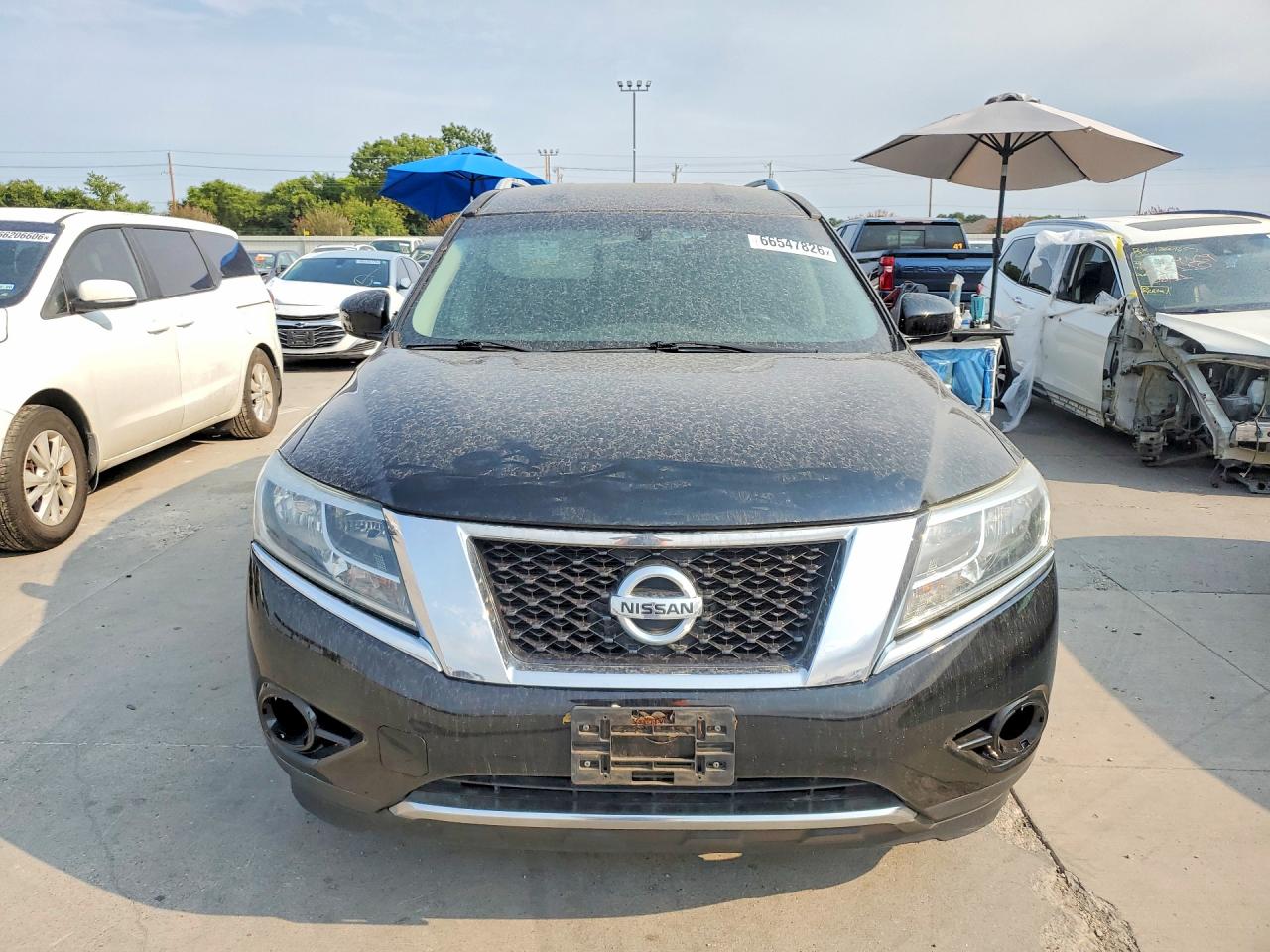 2014 Nissan Pathfinder Sv Black vin: 5N1AR2MN3EC705162