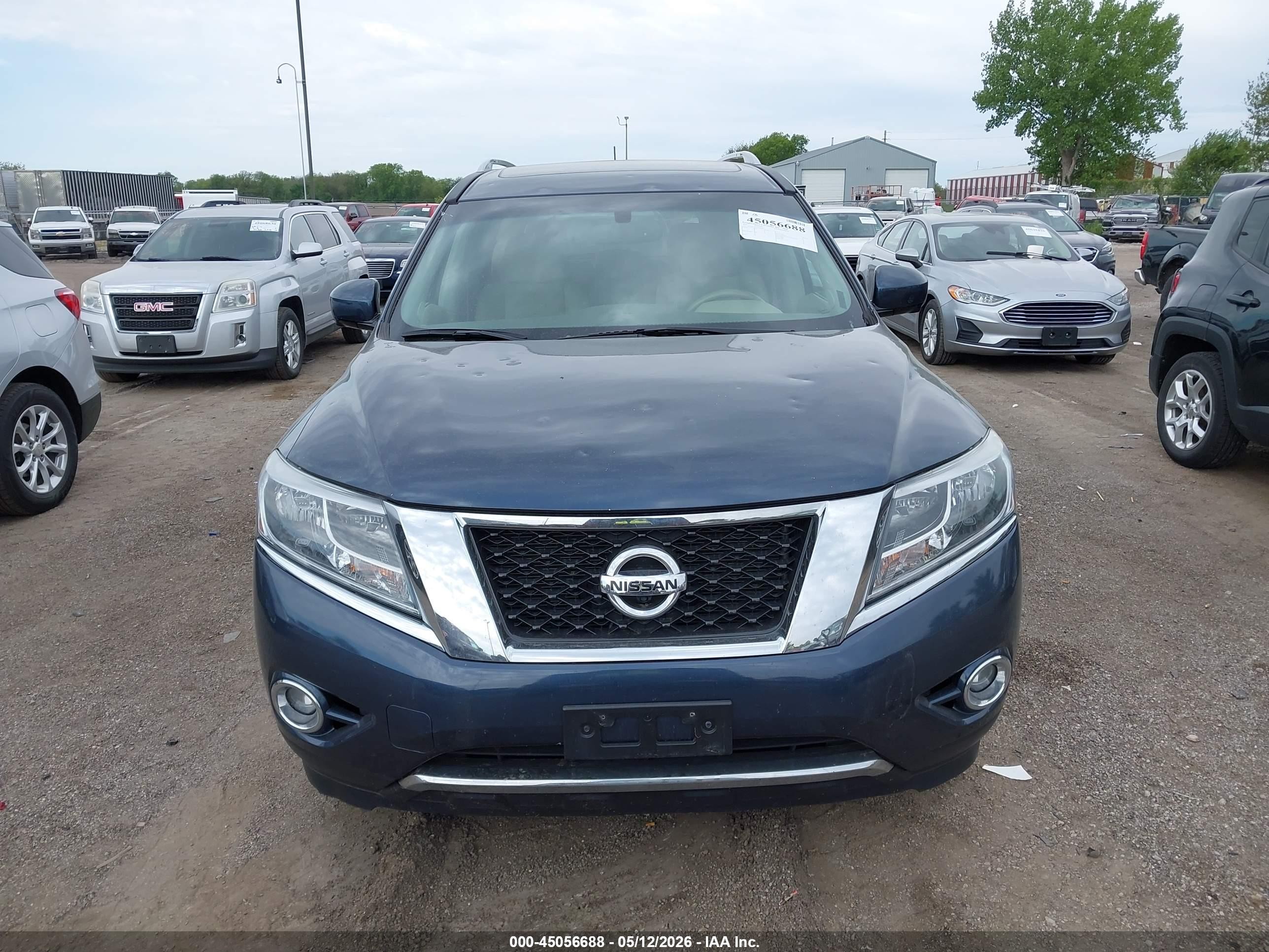 2015 Nissan Pathfinder Platinum/s/sl/sv Синий vin: 5N1AR2MN3FC602941