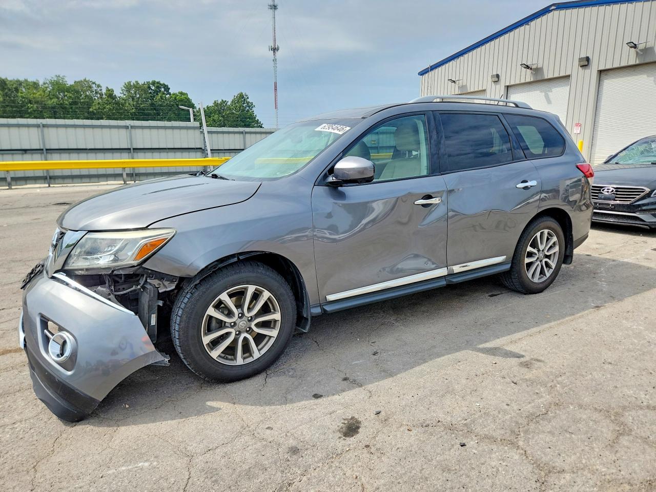 2015 Nissan Pathfinder Sl Gray vin: 5N1AR2MN3FC608268