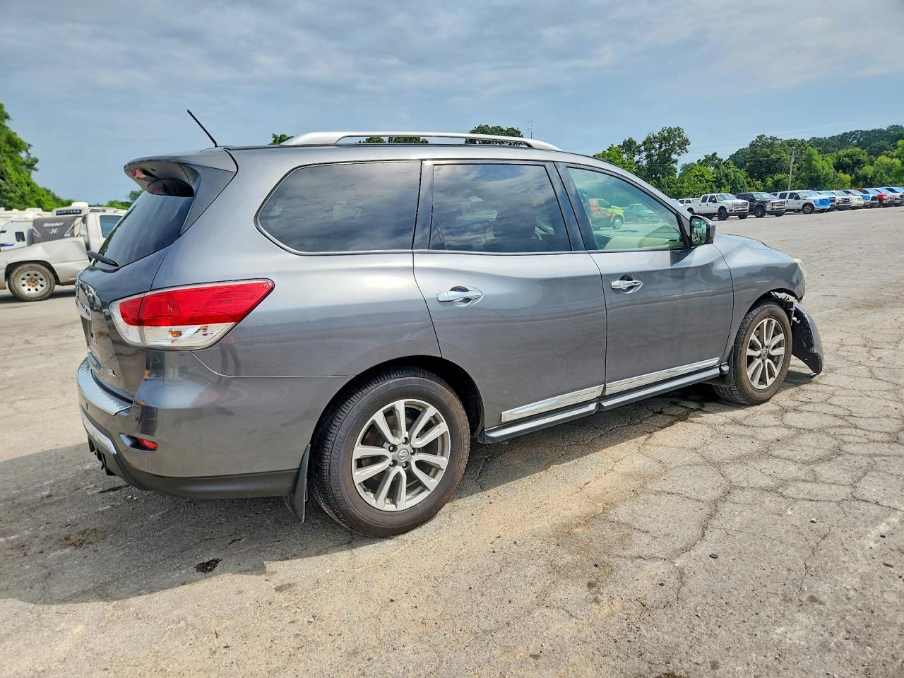 2015 Nissan Pathfinder Sl Gray vin: 5N1AR2MN3FC608268
