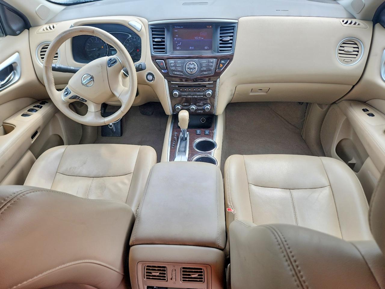 2015 Nissan Pathfinder Sl Gray vin: 5N1AR2MN3FC608268