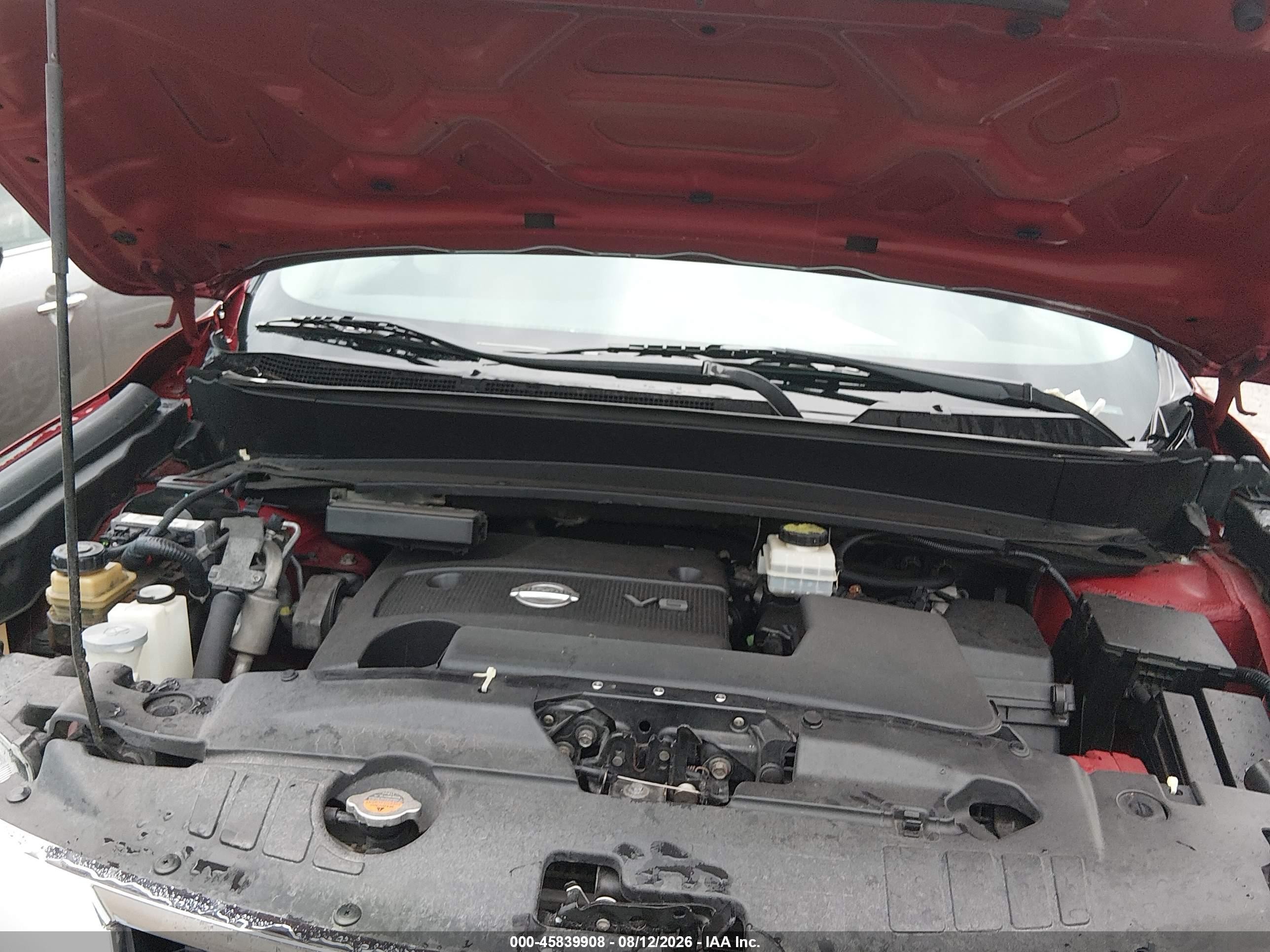 2015 Nissan Pathfinder Platinum/s/sl/sv Maroon vin: 5N1AR2MN3FC608528