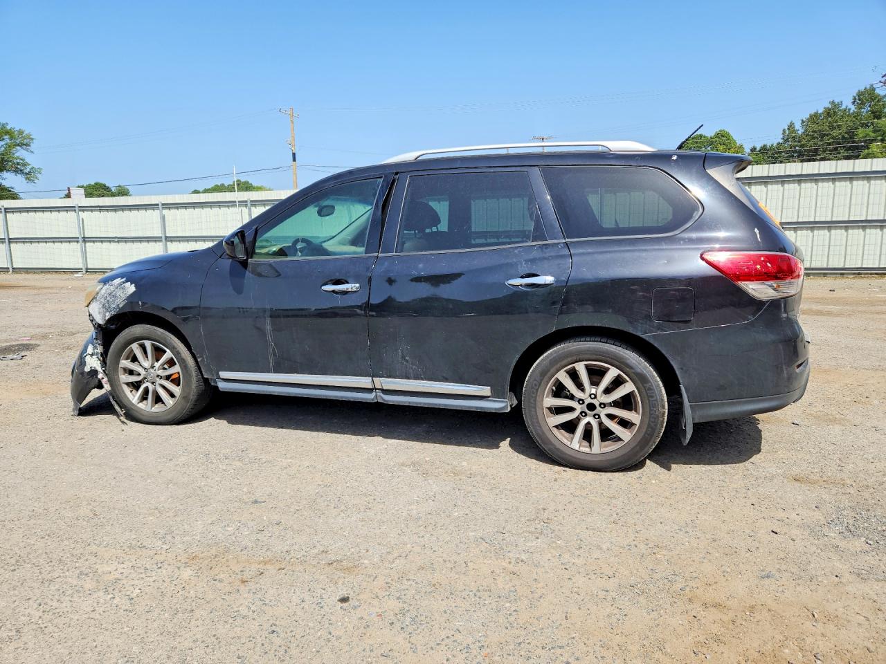 2015 Nissan Pathfinder Sl Black vin: 5N1AR2MN3FC620081
