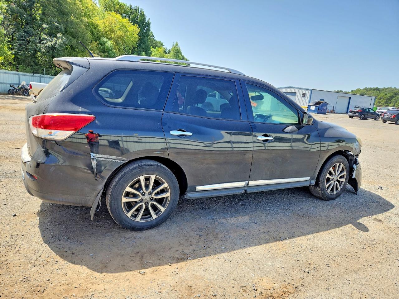 2015 Nissan Pathfinder Sl Black vin: 5N1AR2MN3FC620081