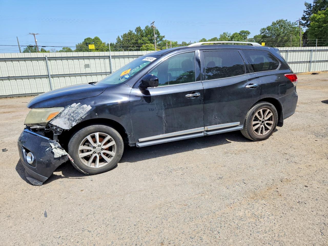 2015 Nissan Pathfinder Sl Black vin: 5N1AR2MN3FC620081