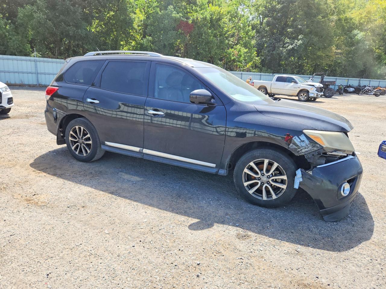 2015 Nissan Pathfinder Sl Black vin: 5N1AR2MN3FC620081