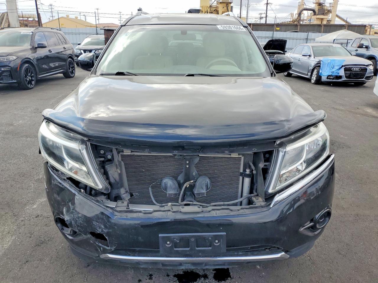 2015 Nissan Pathfinder S Черный vin: 5N1AR2MN3FC645062