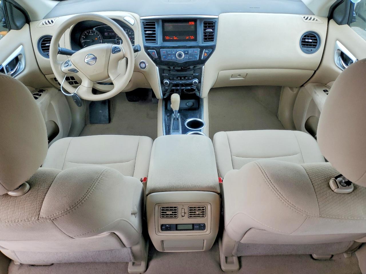2015 Nissan Pathfinder S Черный vin: 5N1AR2MN3FC645062