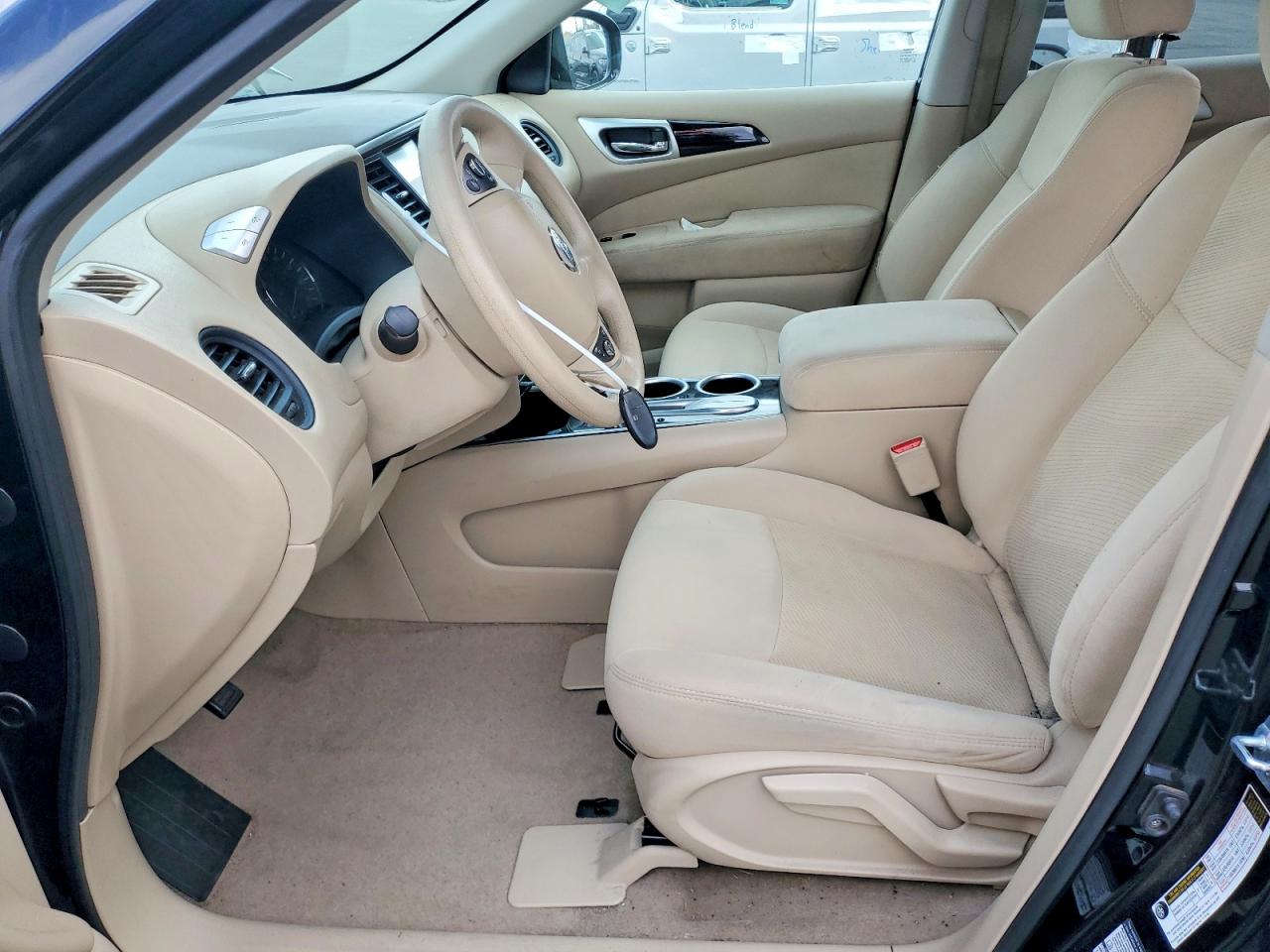 2015 Nissan Pathfinder S Черный vin: 5N1AR2MN3FC645062