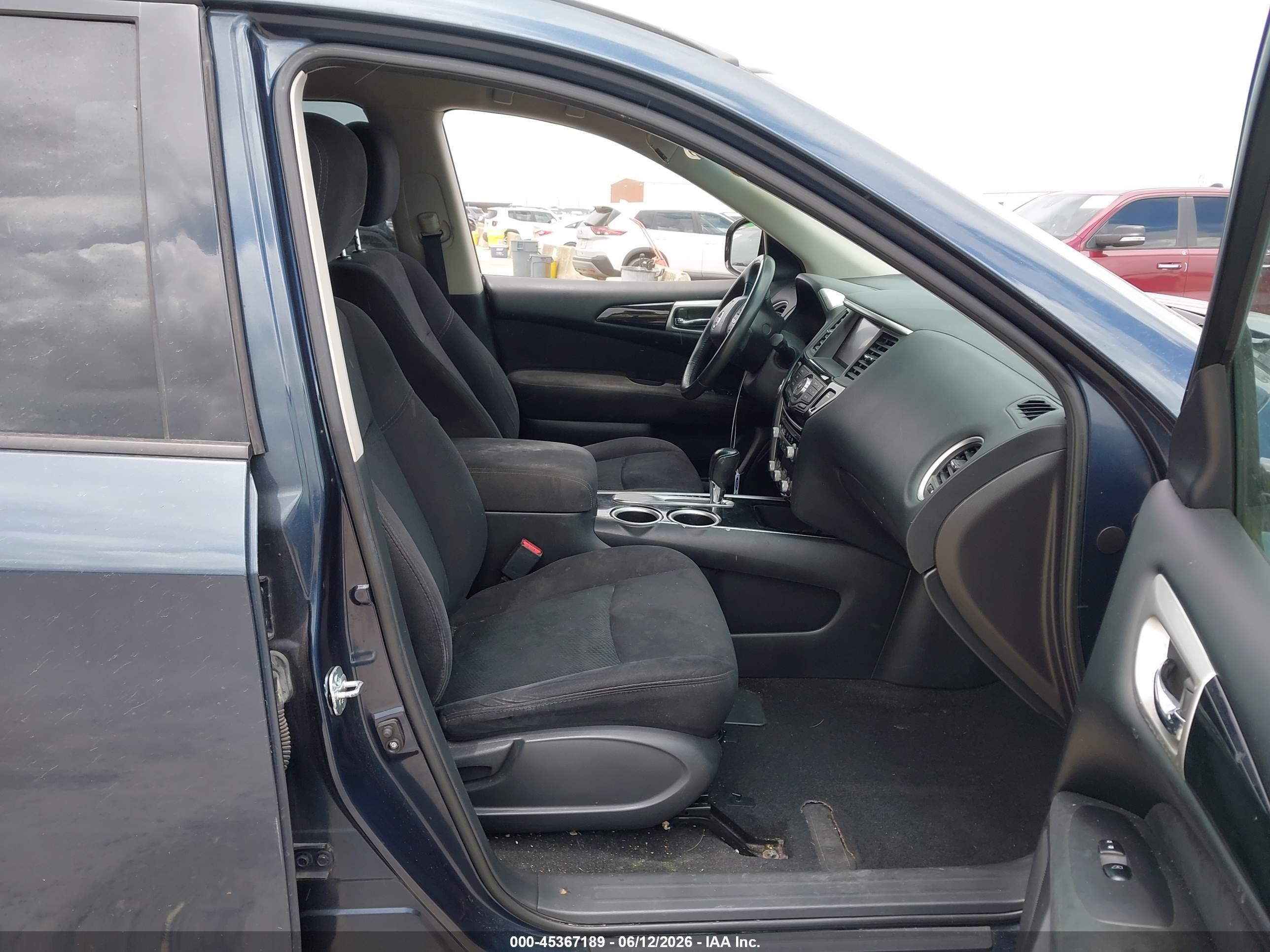 2015 Nissan Pathfinder Platinum/s/sl/sv Blue vin: 5N1AR2MN3FC673072