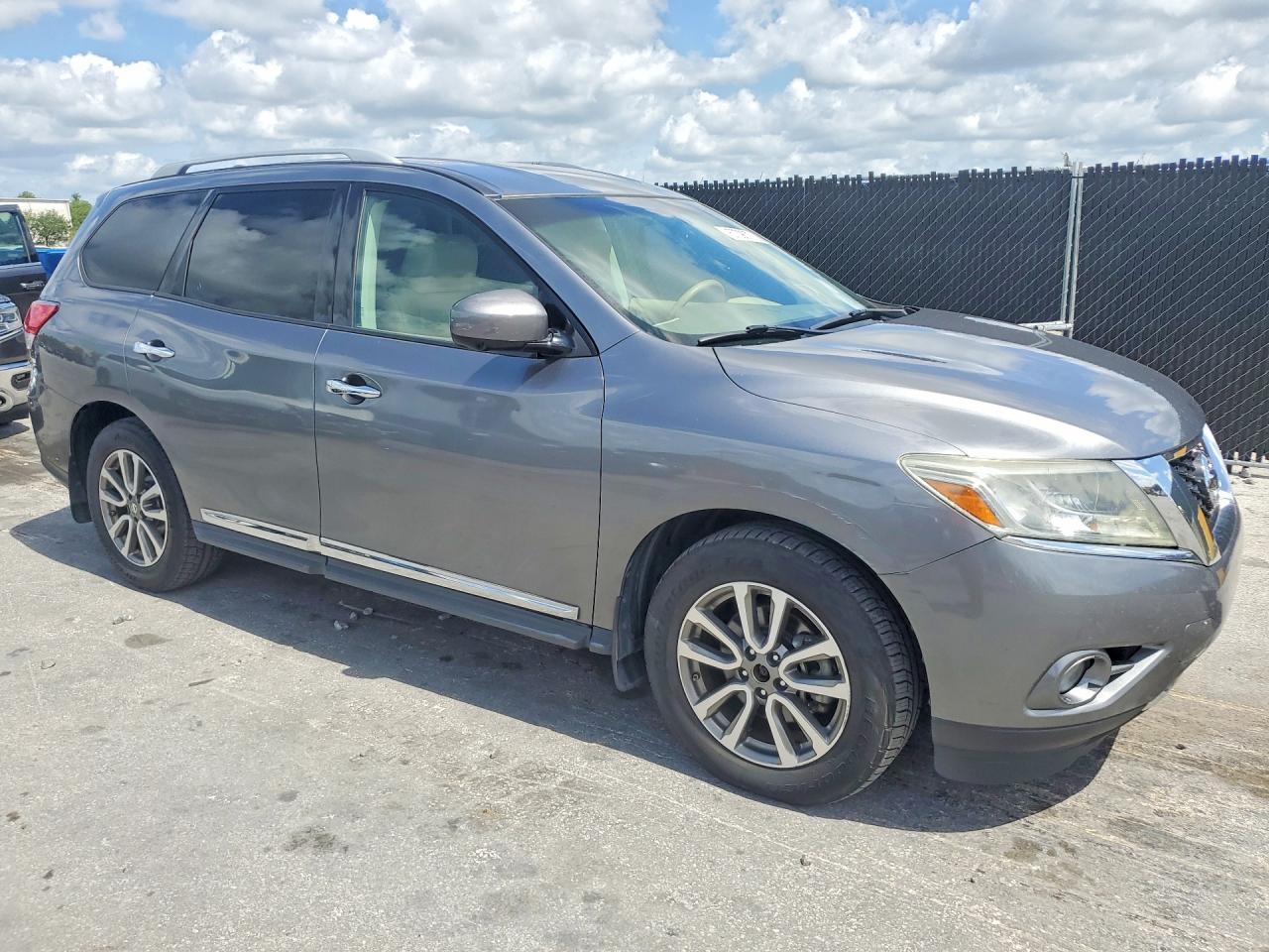 2015 Nissan Pathfinder Sl Gray vin: 5N1AR2MN3FC677137