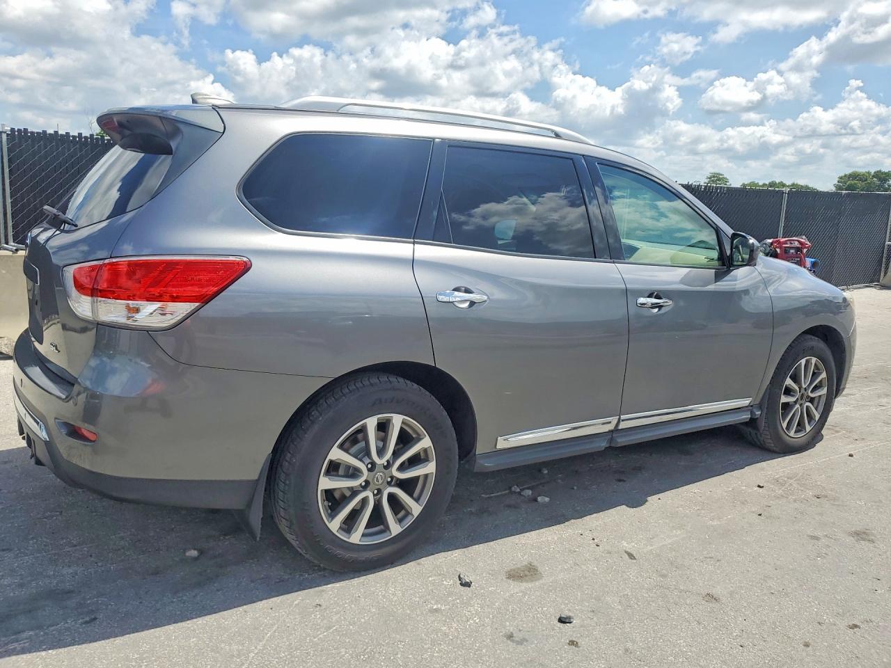2015 Nissan Pathfinder Sl Gray vin: 5N1AR2MN3FC677137