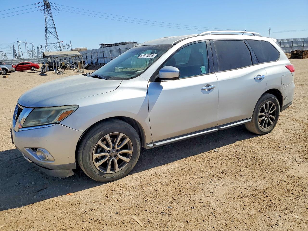 2015 Nissan Pathfinder S Silver vin: 5N1AR2MN3FC682418