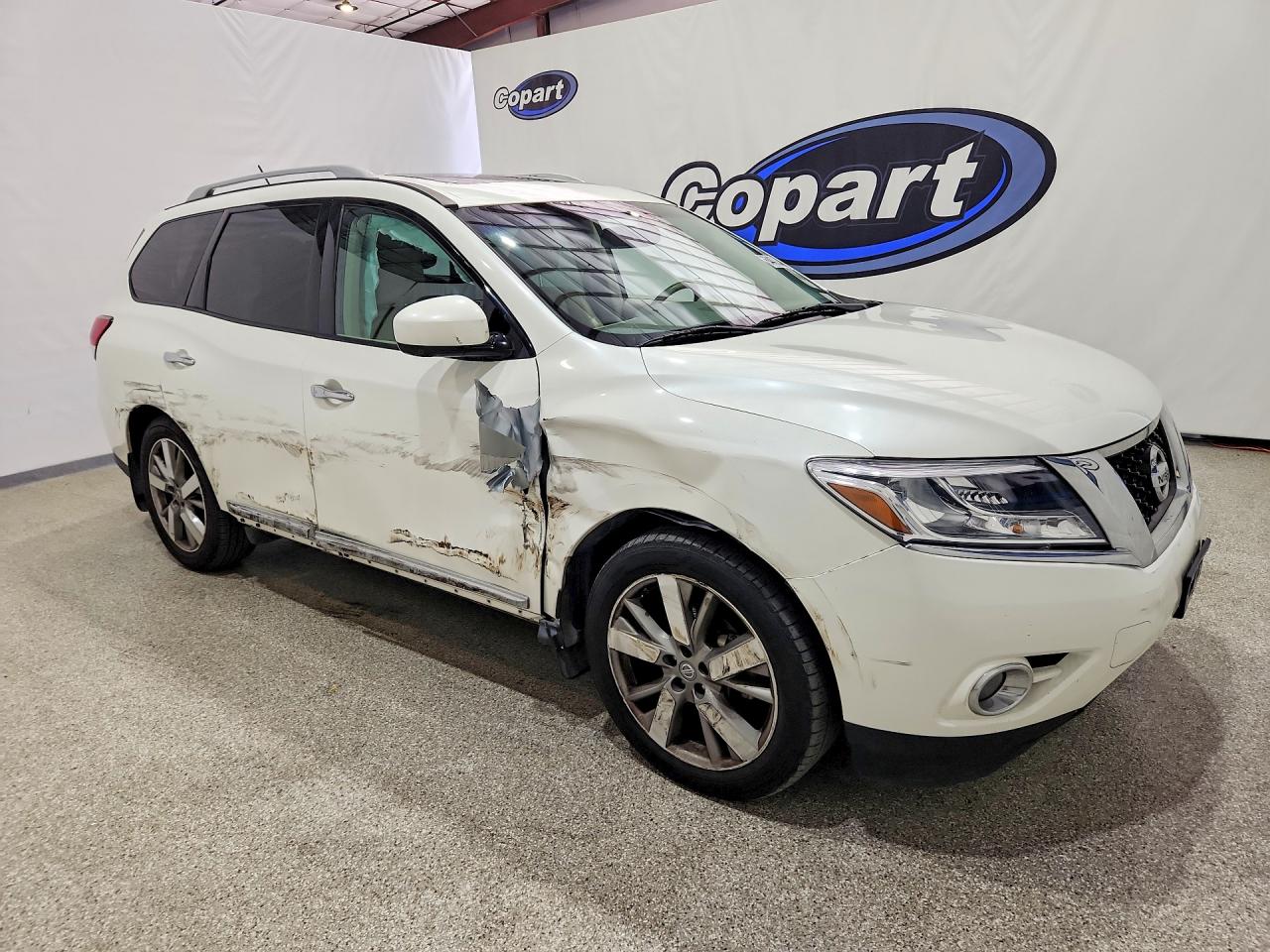 2015 Nissan Pathfinder S White vin: 5N1AR2MN3FC693242