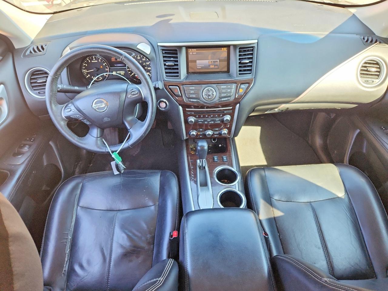 2015 Nissan Pathfinder Sl Red vin: 5N1AR2MN3FC721802