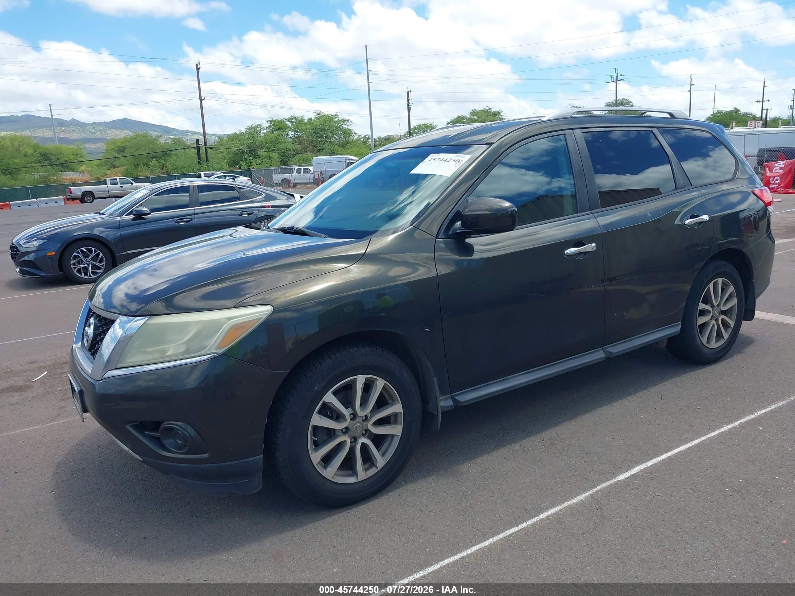 2015 Nissan Pathfinder S Gray vin: 5N1AR2MN3FC723792