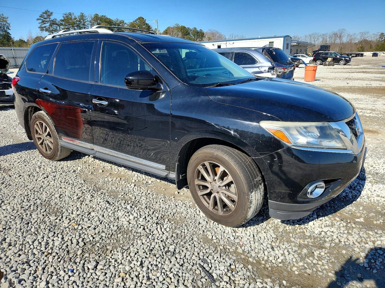 2013 Nissan Pathfinder S Black vin: 5N1AR2MN4DC601309