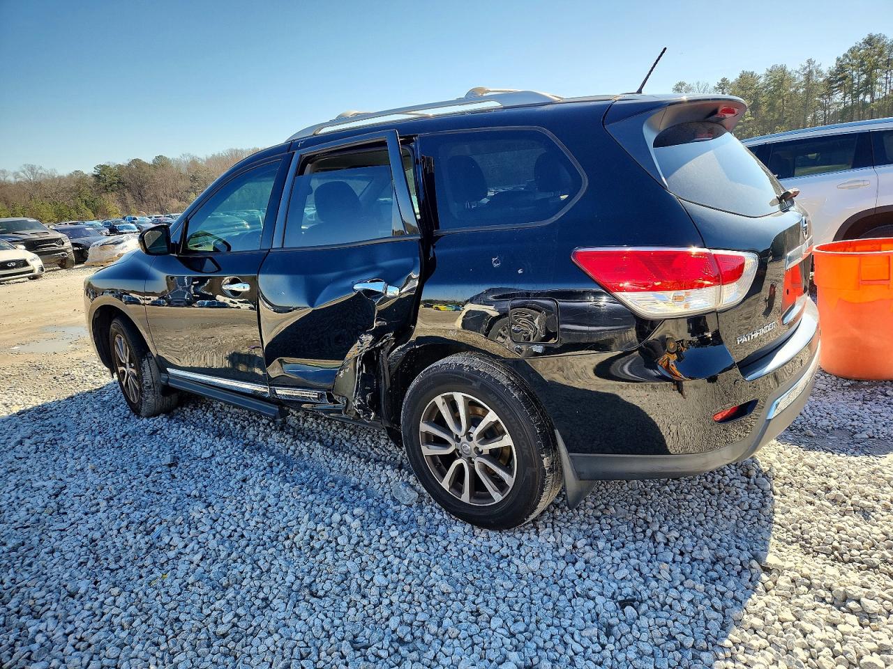 2013 Nissan Pathfinder S Black vin: 5N1AR2MN4DC601309