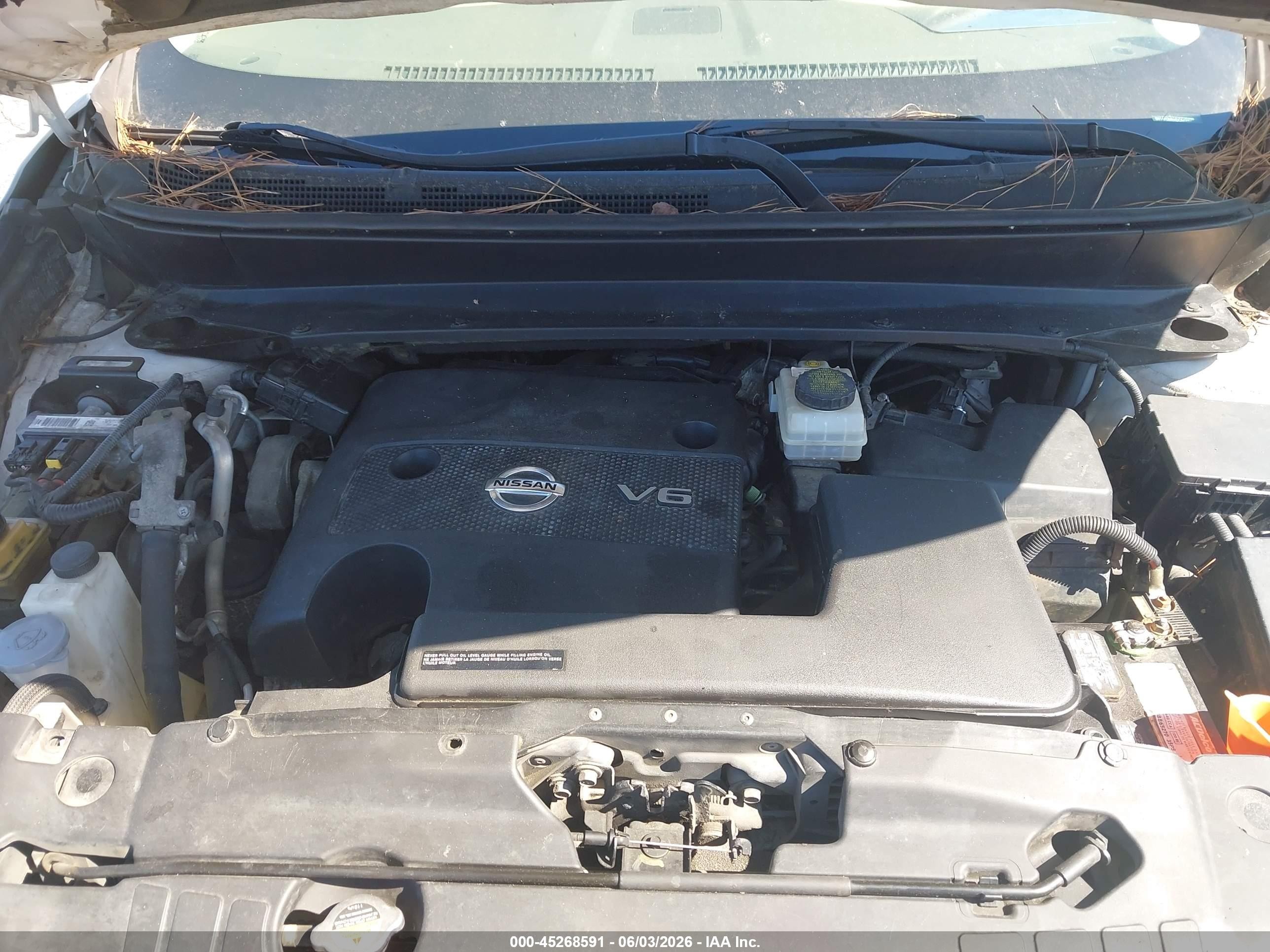 2013 Nissan Pathfinder Sl White vin: 5N1AR2MN4DC643091