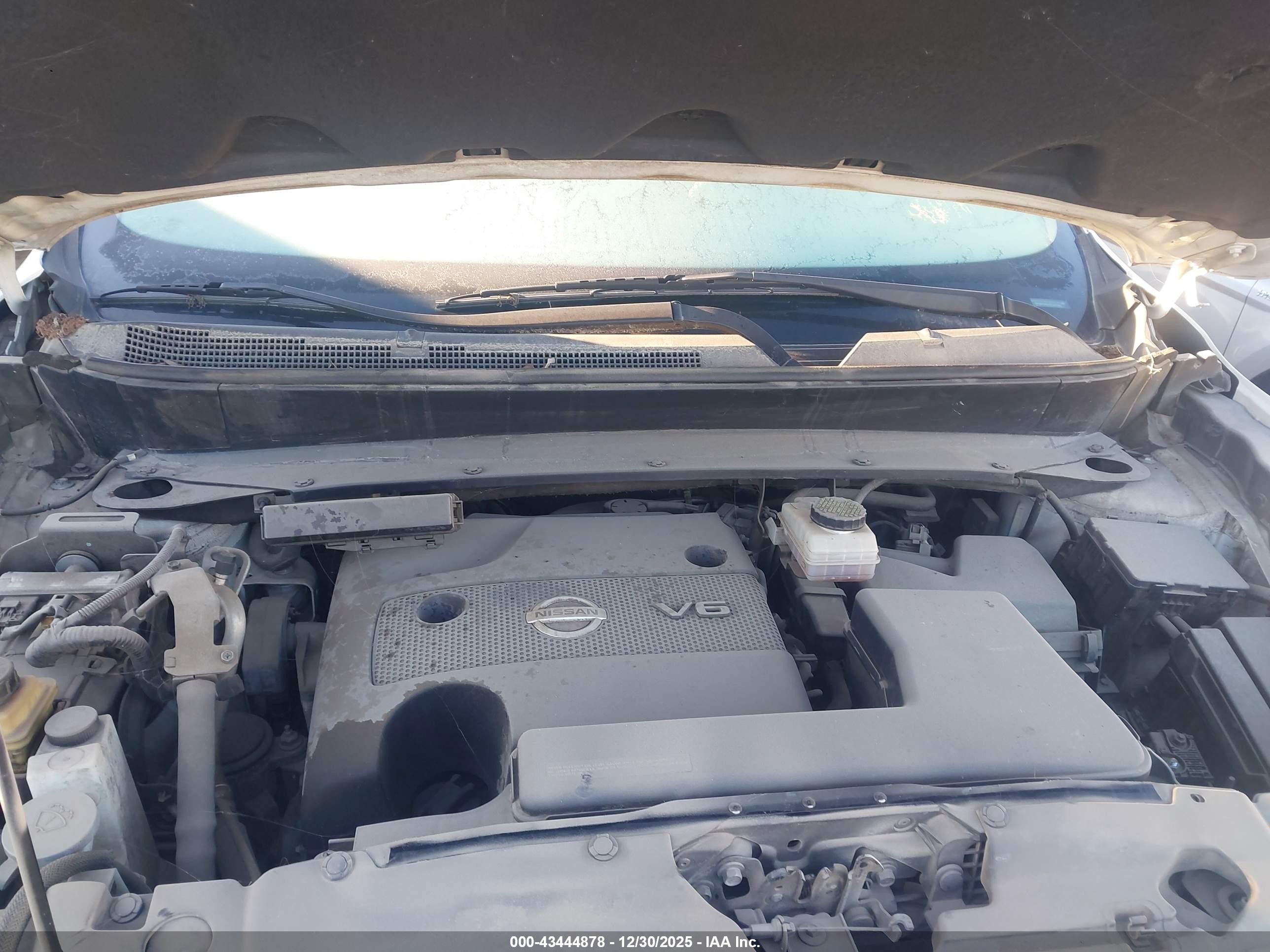 2013 Nissan Pathfinder S Белый vin: 5N1AR2MN4DC657489