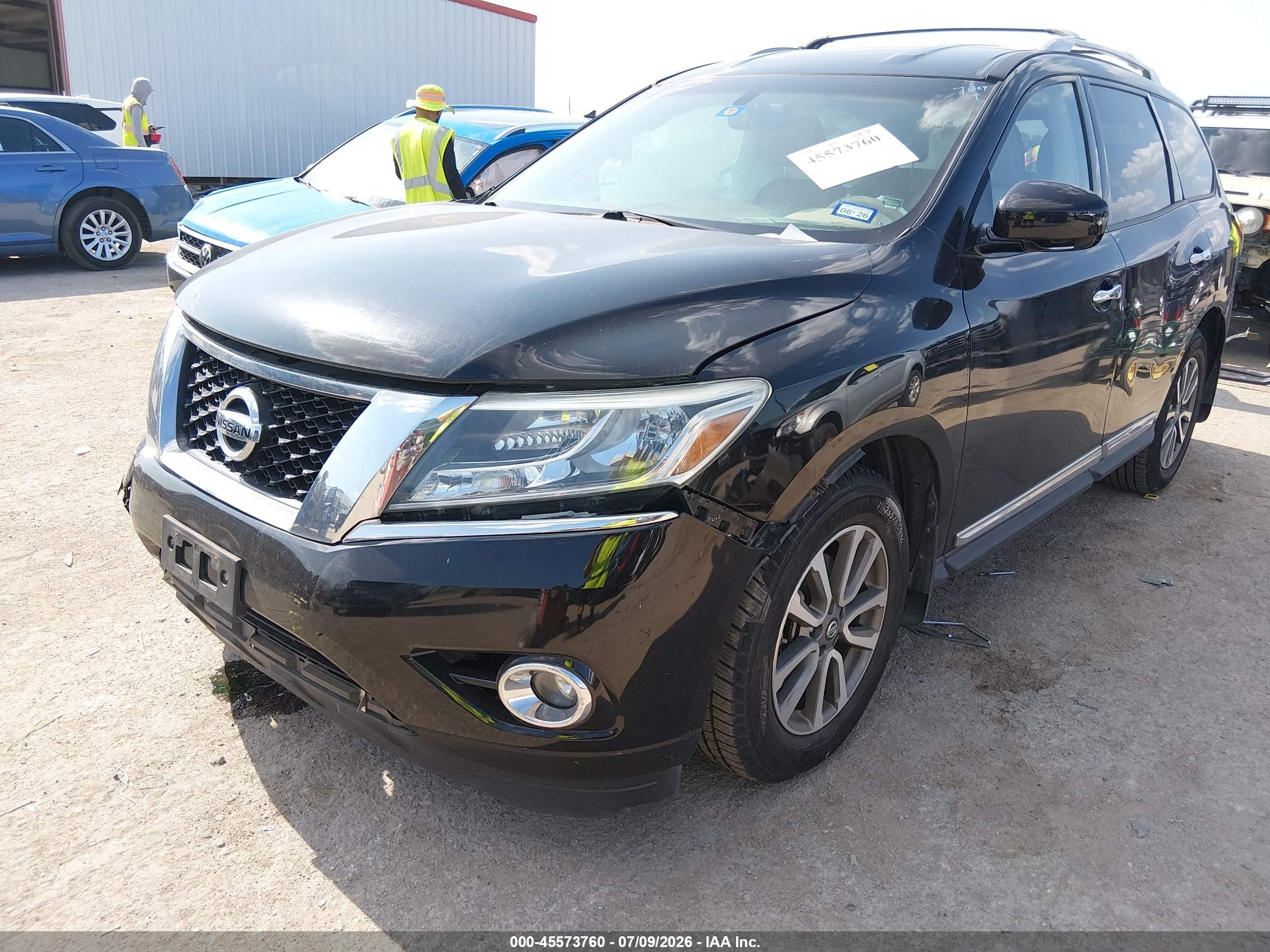 2013 Nissan Pathfinder Sl Black vin: 5N1AR2MN4DC659226
