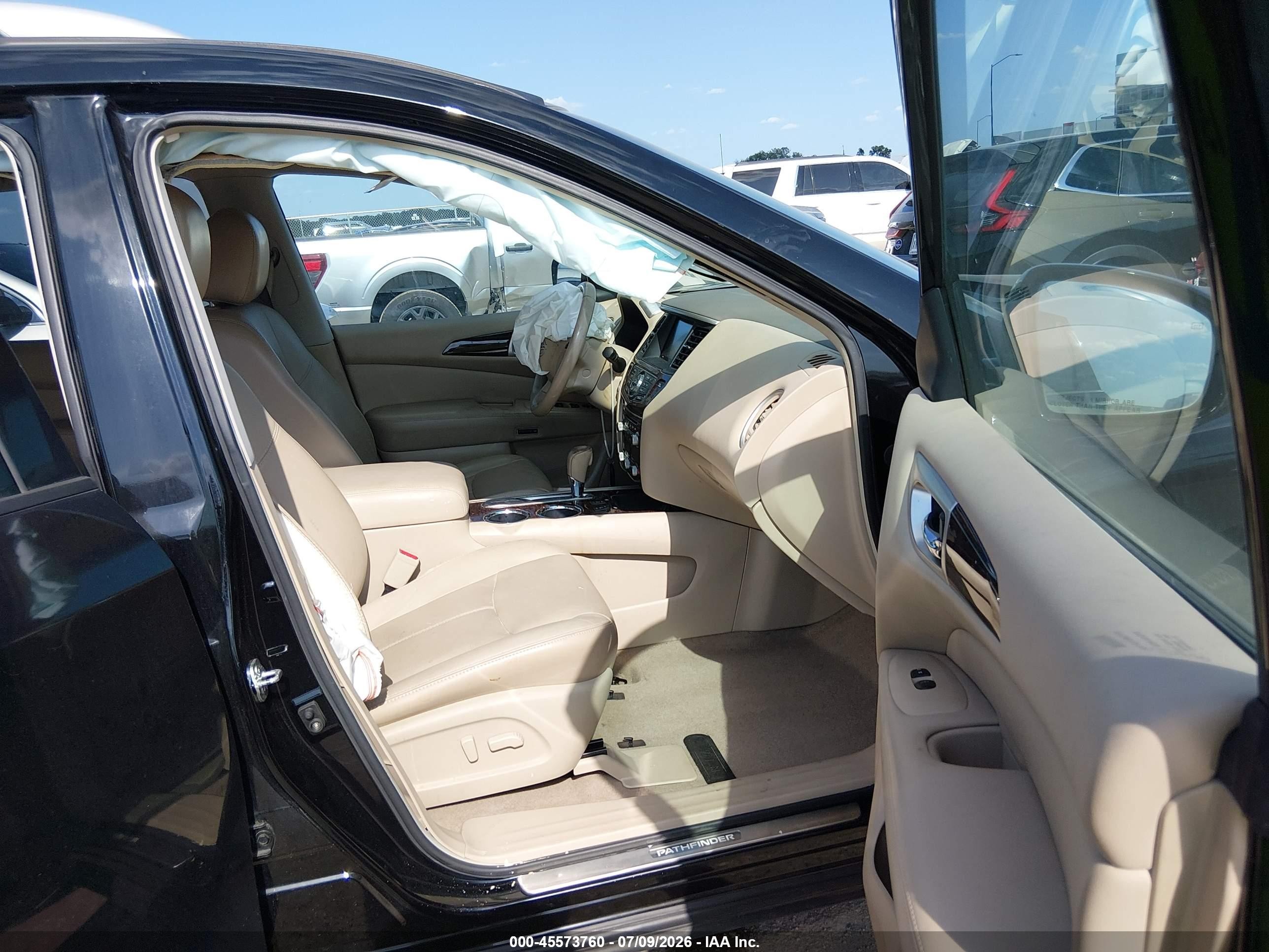 2013 Nissan Pathfinder Sl Black vin: 5N1AR2MN4DC659226